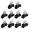 sourcing map 10Pcs DC 12V Electromagnetic Power Relay, 8-Pin 5A