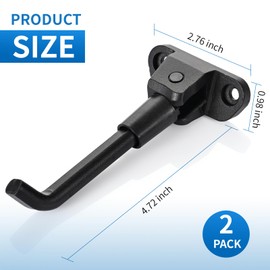 Yungeln Electric Scooter Kickstand,Aluminum Scooter Kickstand Parking Stand Compatible with Ninebot Max G30 G30LP Electric Scooter Feet Support Holder