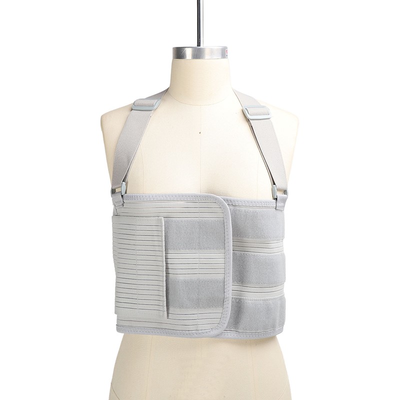 Chest Support Brace Breathable Elastic Dual Support Broken Rib Brace