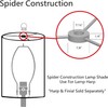 Aspen Creative 33026A, Transitional Pleated Empire Shape Spider Construction Lamp