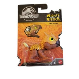 Jurassic World Mighty Little Biters, Dinosaur Action Figure (Ankylosaurus)