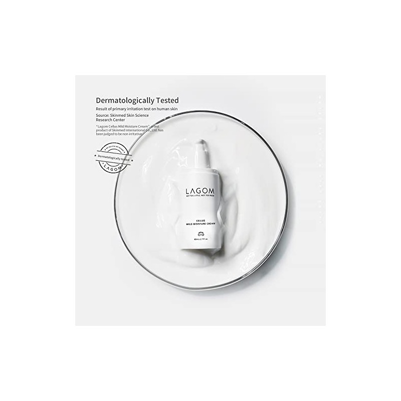 LAGOM Cellus Mild Moisture Cream Natural Vegana Humectante Con Manteca