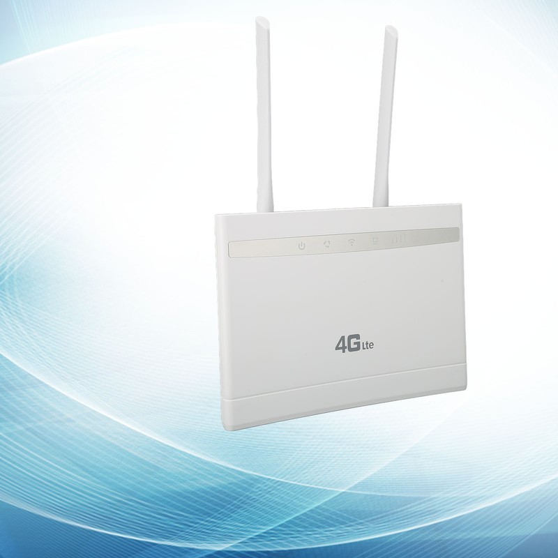 4G CPE Router 4 Antennas 3 Internet Interfaces 300Mbps Wireless