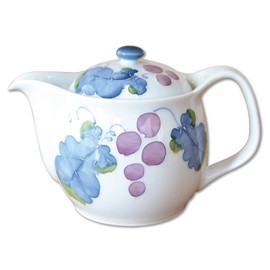 Tea Pot, Stylish, Stainless Steel, Tea Strainer, Made in Japan, Arita Ware, Hasamiyaki, Muscat U-Pot, 11.8 fl oz (350 ml)