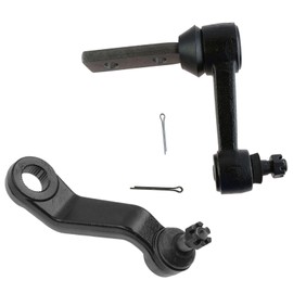 TRQ Front Driver & Passenger Side Steering Kit Idler Arm & Bracket Assembly Pitman Arm Compatible with 1994-1999 Dodge Ram 2500 1995-1999 Ram 3500