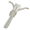 Cool It's Men Round Pair of Man Cloaks String Silver