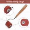 3pcs Rubber Brayer Rollers,Brayer Ink Roller with Comfort Grip,Brayer Rollers