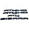 GMC Gloss Black AT4 HD Emblems Badge Fit 2019 -