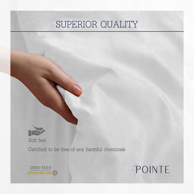 Pointehaven 180 GSM 100% Cotton Flannel Sheet Set - Queen,