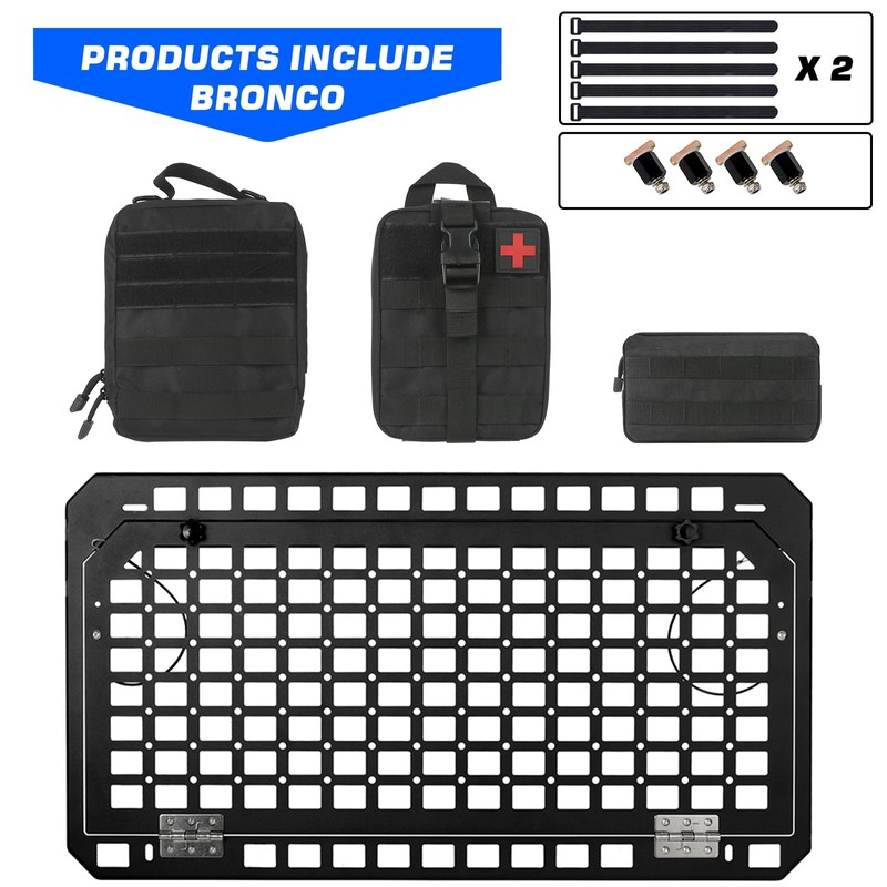 for Ford Bronco 2021-2024 Tailgate Table Rear Foldable Storage Cargo