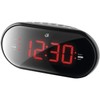 GPX C253b PLL Dual Alarm Clock Radio, Black Gpxc253b