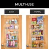 Smart Design Over The Door Adjustable Pantry Organizer Rack w/