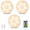 Warm Color LED Closet Lights Motion Sensor Step Light, USB