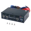 SDKDZKG 5.25 Inch PC Multifunctional Dashboard Media Front Panel Audio,with