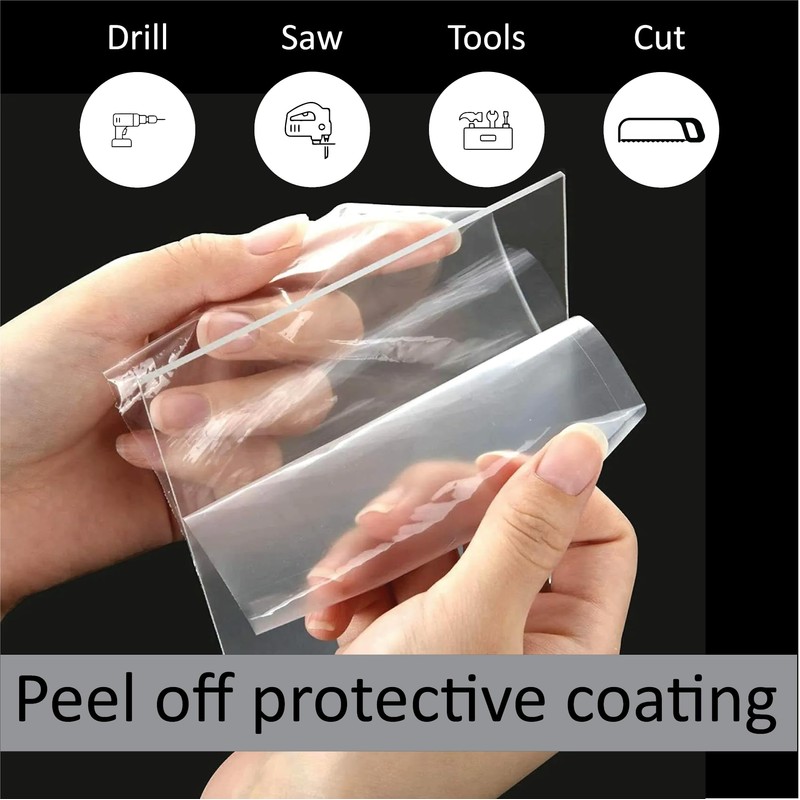 610mm x 457mm 2mm acrylic sheet for greenhouse glass replacement