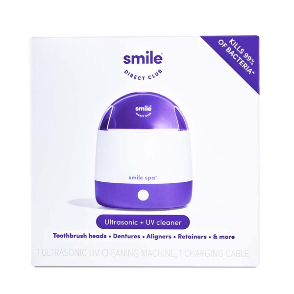 SmileDirectClub Smile Spa Ultrasonic and UV Cleaning Machine for Alingers, Retainers, Toothbrush Heads, and More