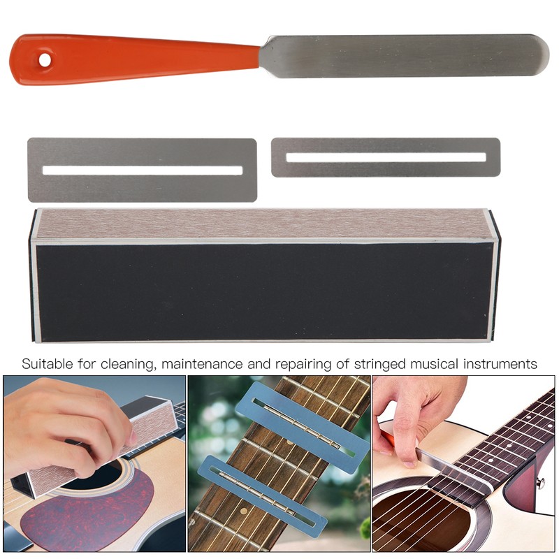 Aluminum Alloy File Imported Sandpaper Polishing Lever Gasket Guitar Tool