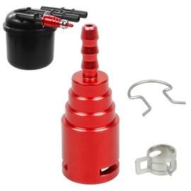 HC3Z-9A564-A Upgraded Aluminum Alloy Fuel Filter Return Line Connector Fits for Ford 6.7L Powerstroke Diesel 2017-2020 Replaces# HC3Z-9A564-A