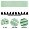 Sage Green Table Runner 12x108 Inches Long, Satin Silk-Like Smooth