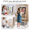 TODEFULL 3 in 1 Adjustable Kids Art Easel Set, Dual-Sided