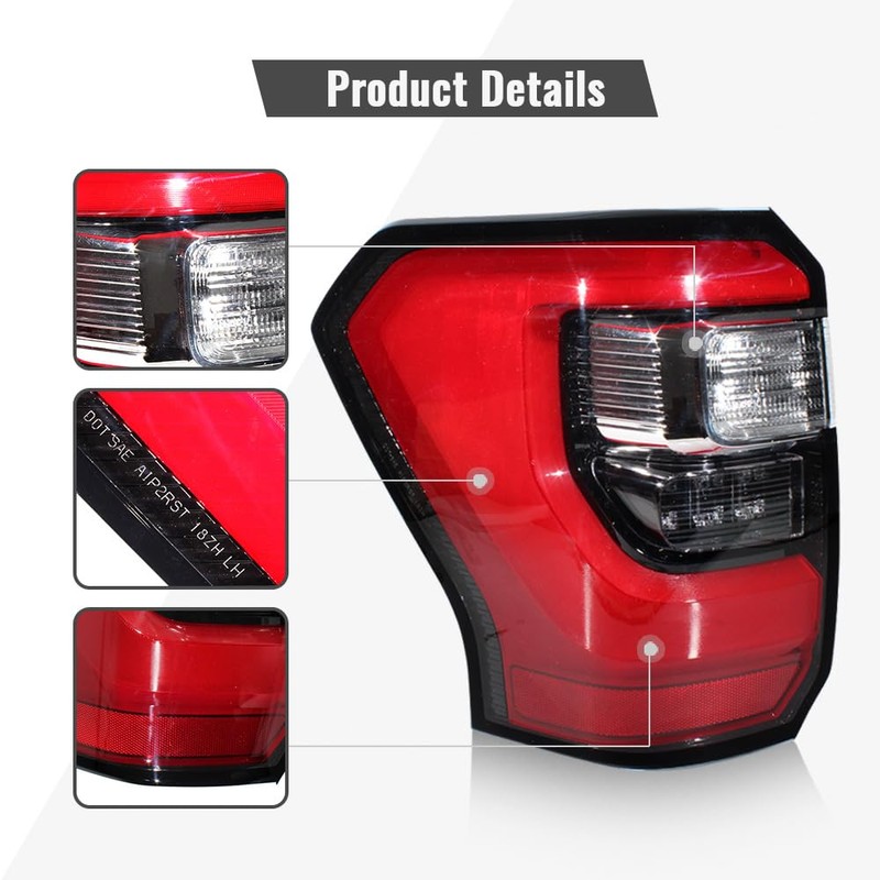 CHELANGHU LED Tail Light Lamp Assembly Fit for Ford Expedition