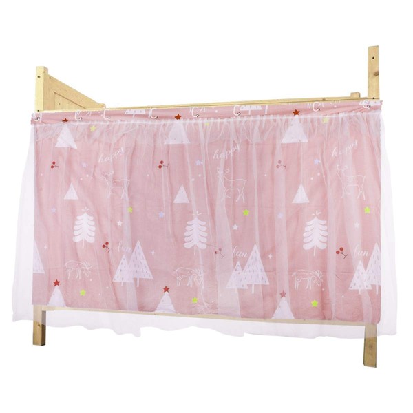 BAO CORE Bed Curtain Bunk Bed Dormitory Mid-Sleeper Bed Tent Curtain Cloth Canopy Spread Blackout Curtains Dustproof Mosquito Protection Screen Net Student Home Mosquito Net