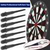 IKOPFLN Pack of 100 Plastic Dart Tips, Soft Dart Tips,