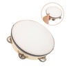 SUPVOX Hand Drum Wooden Frame Tambourine Musical Instrument for Portable