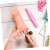 Healeved Nail Art Practice Foot Model Manicure Training Aid Short