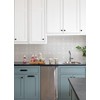 WallPops Dawson Grey Embossed Peel & Stick Backsplash Tiles