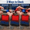 52-Piece Metric & SAE Nut and Bolt Thread Checker Set,