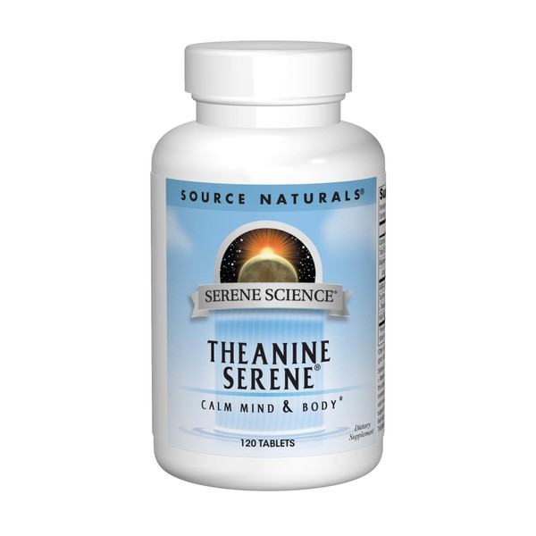 Source Naturals Serene Science L-Theanine with Magnesium and GABA - 120 Tablets