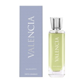 Valencia, Eau de Parfum (100mL) | Zesty opening of Apple, Lemon and Bergamot over Powdery notes, Amber, Sandalwood and Musk | for Men and Women | by Oud Perfume Artisan Swiss Arabian | Cologne Spray