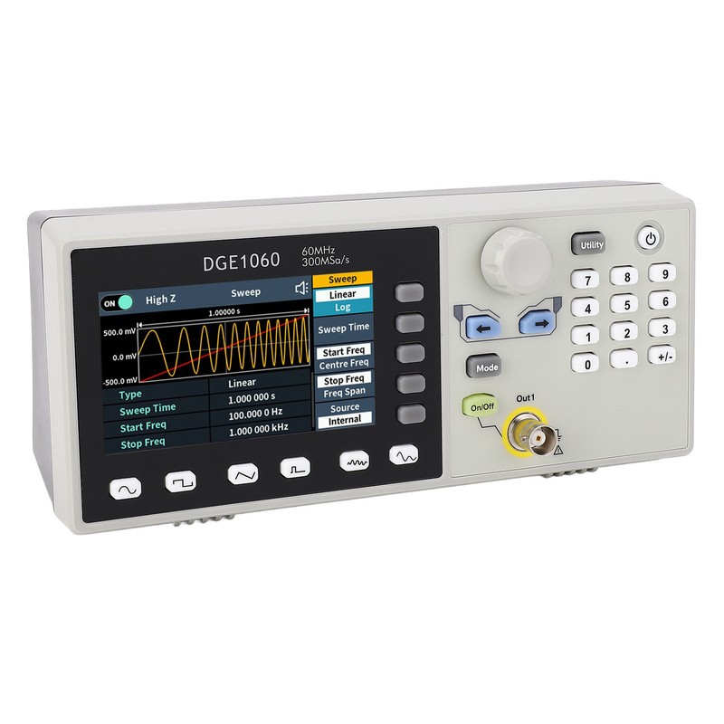 Single Signal Generator 60MHz Wide Amplitude and Frequency Range Arbitrary
