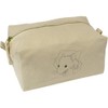 'Mouse Through Hole' Canvas Wash Bag/Makeup Case (CS00044070)
