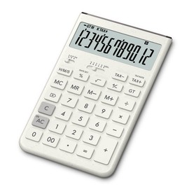 CASIO Design Calculator Comfy Off-White Just Type 12 Digits JT-200T-WE-N