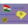 stidsds India Flag Pin - India Flags Pins Lapel Indian