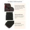 Extensiones de cabello humano rizado de Malasia, 1 paquete de