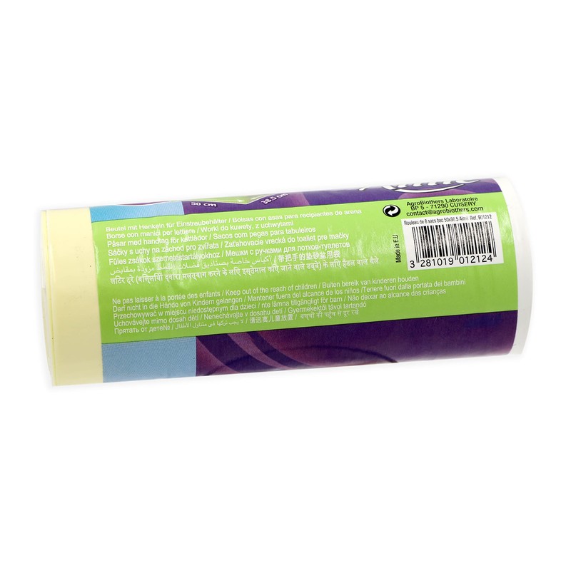 Agrobiothers Beutel für die Katzentoilette, 50 x 38,5 cm, 8 Stück