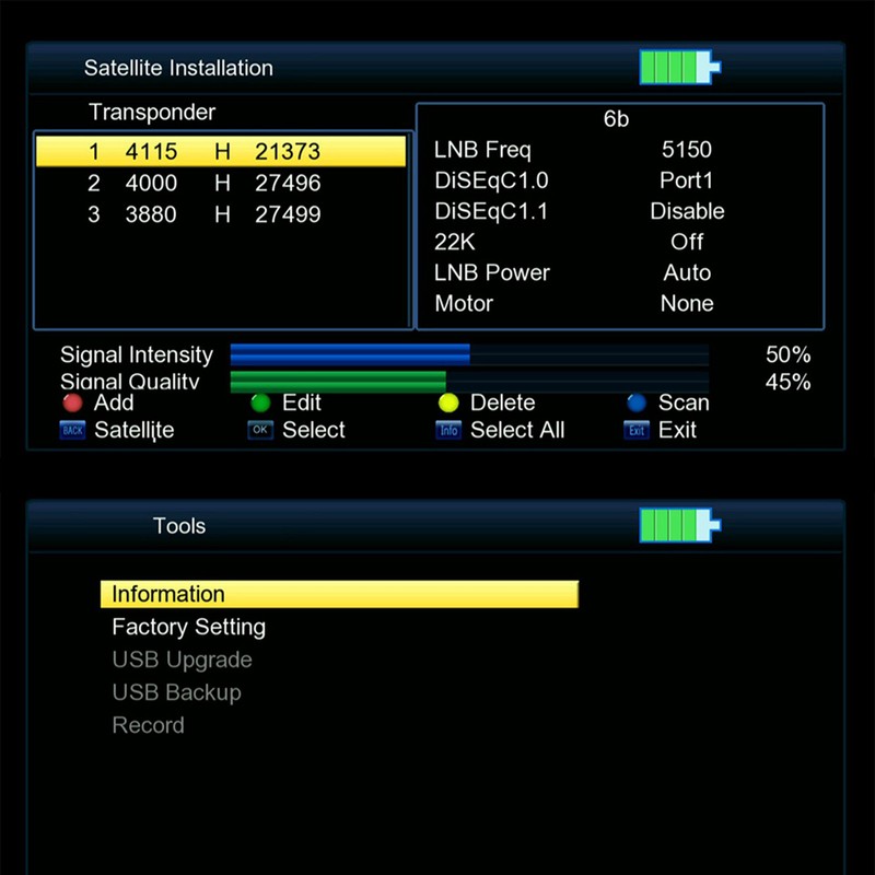 Digital V8 Satellite Signal Finder HD 1080P DVB s Signal