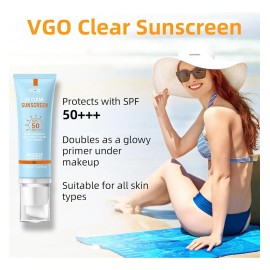 Vgo Protector Solar Facial Transparente Spf 50