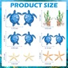 Pack of 12 Fly Screen Door Magnets Double-Sided Sea Turtle