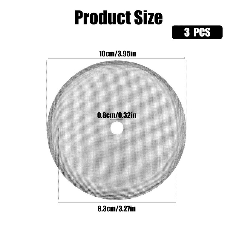 dinghaole 3 Pack French Press Cafetiere Coffee Filter Mesh, Cafetiere