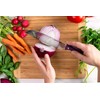 Ginsu Kiso 14-Piece Purple Knife Set with Natural Block -