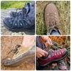 DELELE Round Work Boot Laces: 39 inch Light Grey Pink