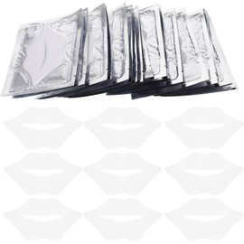 COLLBATH Mascarillas Labiales Hidratantes y Exfoliantes en Gel para Cuidado Diario Fibra Vegetal, 25 Piezas para Labios Secos y Sensibles