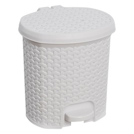 keeeper Pedal Bin with Pedal 5.5 Litre 22.5 x 24 x 26 cm Tjark Nordic White