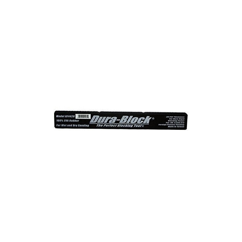 Dura-Block AF4420 Hook & Loop Black Standard Sanding Block