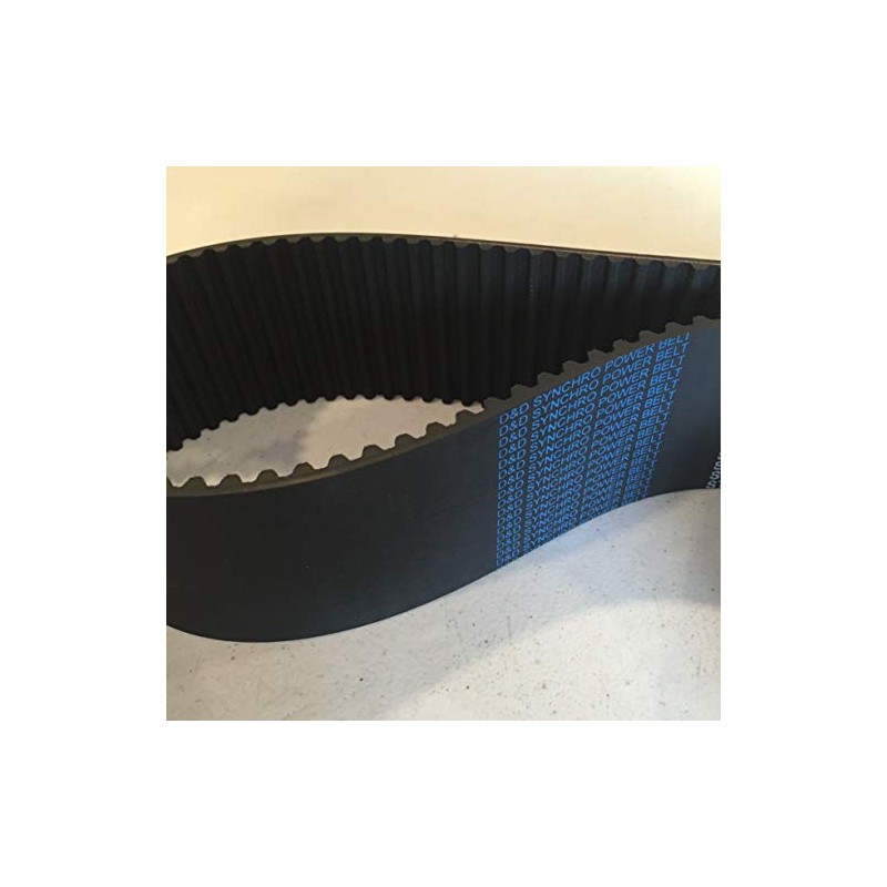 D&D PowerDrive 265-5M-09 Synchronous Timing Belt, Rubber, (Pack of 1)
