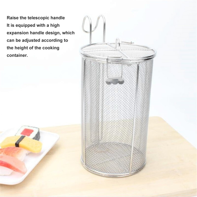 Filter, Stainless Steel Large Capacity Seasoning Strainer Tea Strainer, Adjustable